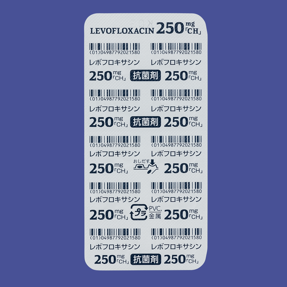 レボフロキサシン錠250mg「CH」 ｜ 製品検索 ｜ 日本